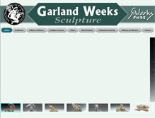 Tablet Screenshot of garlandweekssculpture.com